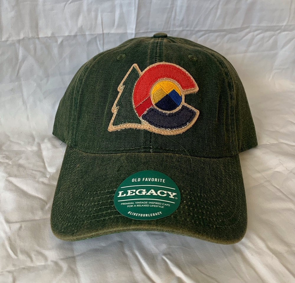 New Co Logo Twill Hat Green Fattees Salida Colorado